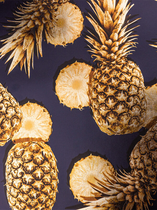 Similpelle stampata al metro motivo "Ananas" | Agile Print