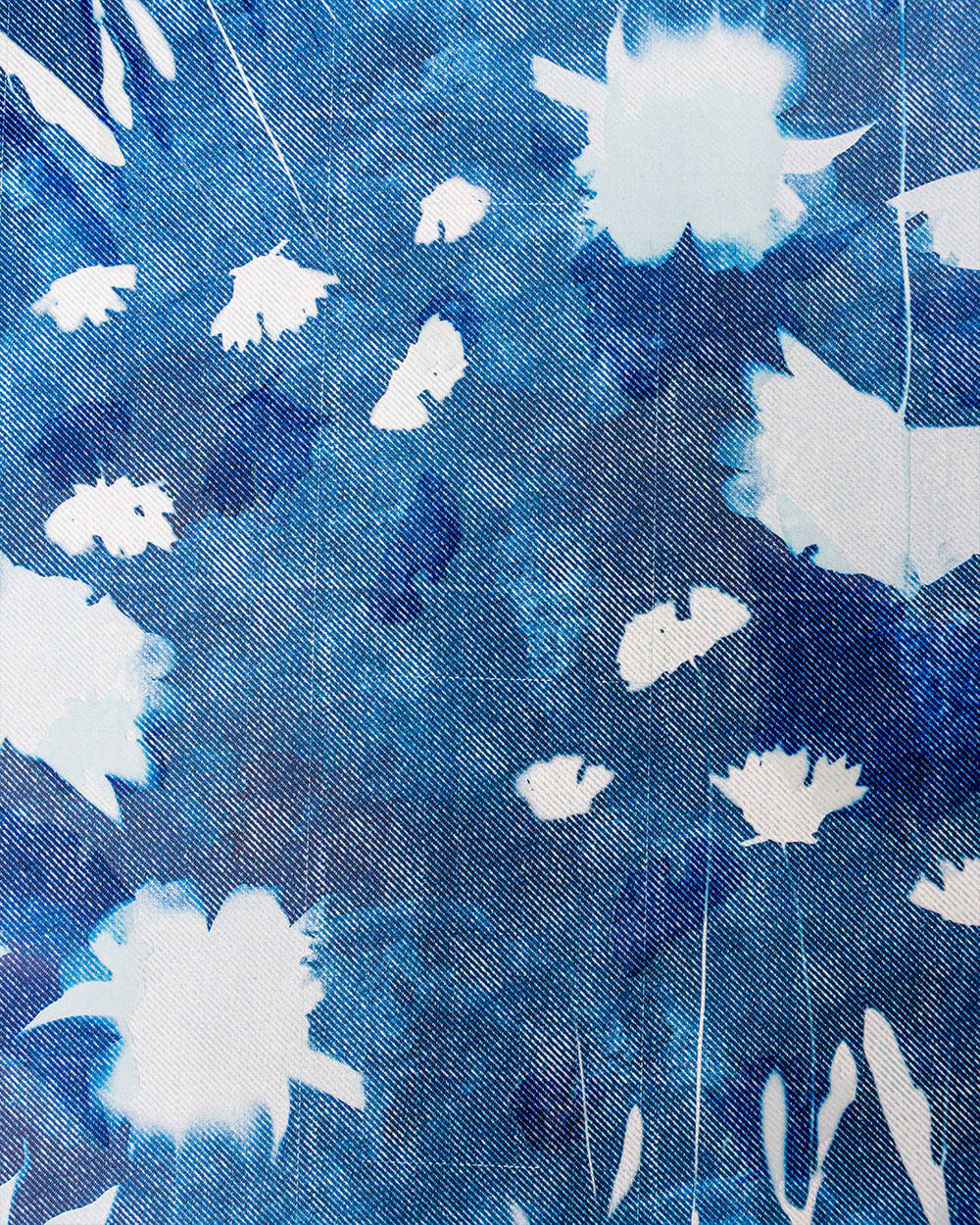 Similpelle stampata al metro motivo "Denim" | Agile Print